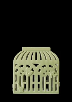 Outlet Lyshus H16 cm i grøn fra serien Orangery | Køb her Lysestager & Stearinlys|Lyshuse