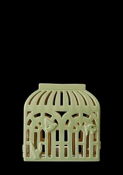 Outlet Lyshus H16 cm i grøn fra serien Orangery | Køb her Lysestager & Stearinlys|Lyshuse