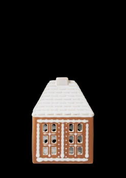 Sale Lyshus lille i brun fra serien Gingerbread | Køb her Lysestager & Stearinlys|Lyshuse