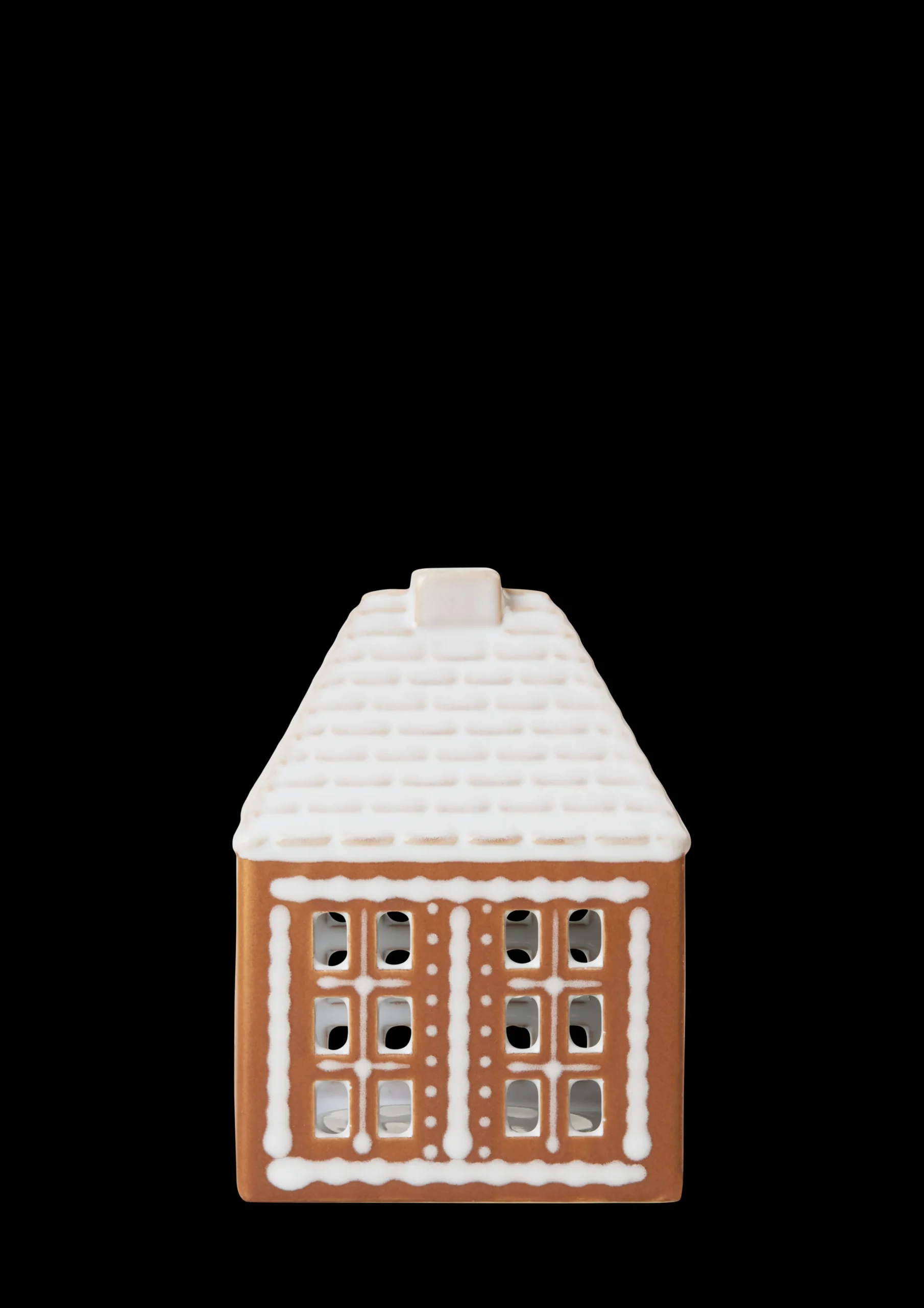 Sale Lyshus lille i brun fra serien Gingerbread | Køb her Lysestager & Stearinlys|Lyshuse