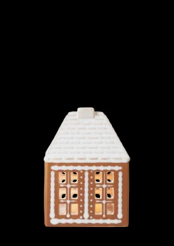 Sale Lyshus lille i brun fra serien Gingerbread | Køb her Lysestager & Stearinlys|Lyshuse
