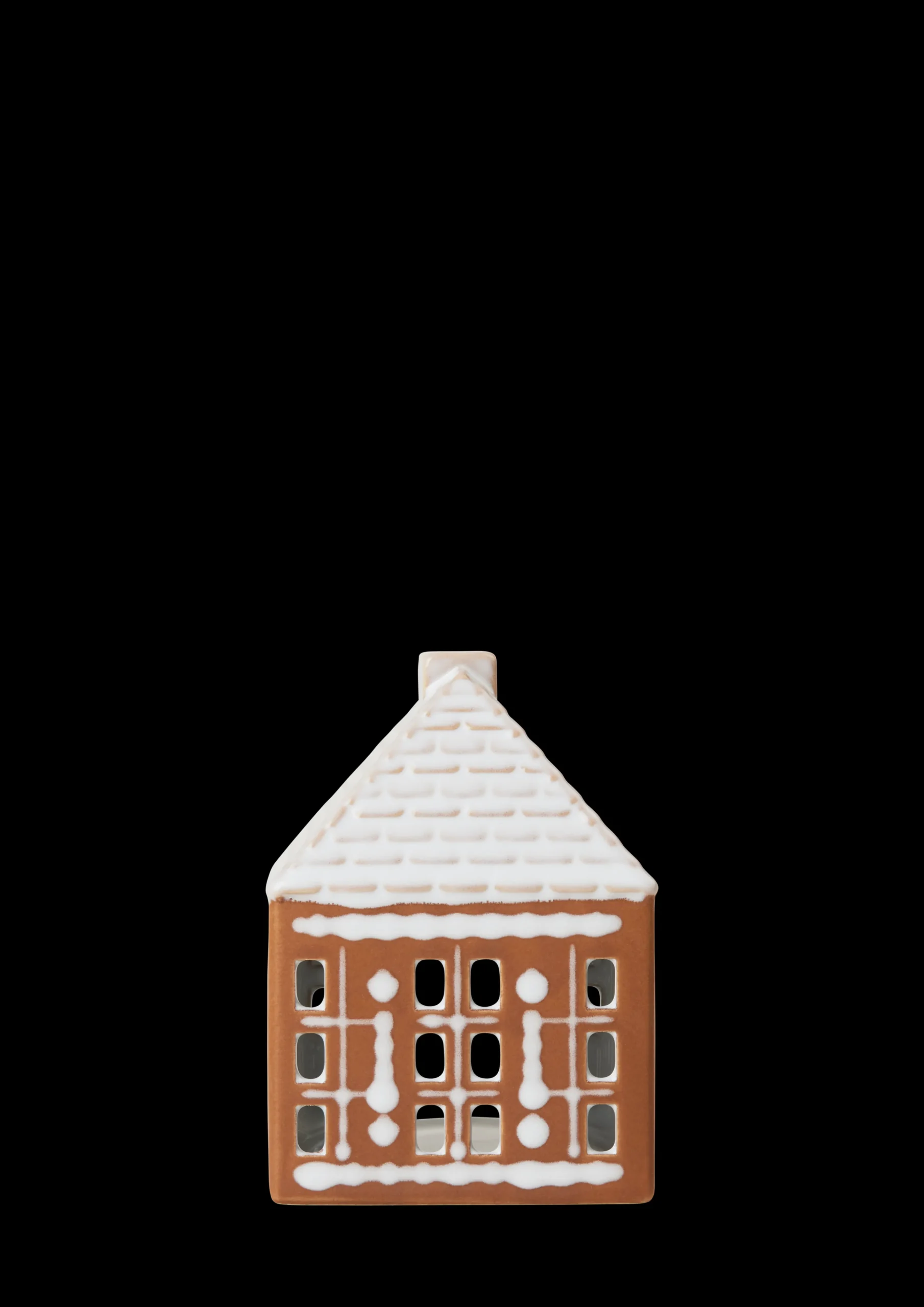 Sale Lyshus lille i brun fra serien Gingerbread | Køb her Lysestager & Stearinlys|Lyshuse