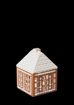 Sale Lyshus lille i brun fra serien Gingerbread | Køb her Lysestager & Stearinlys|Lyshuse