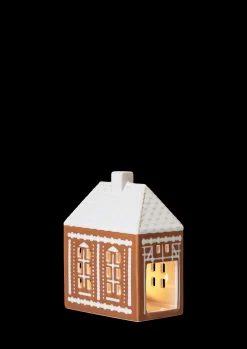 Sale Lyshus mellem i brun fra serien Gingerbread | Køb her Lysestager & Stearinlys|Lyshuse