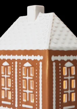 Sale Lyshus mellem i brun fra serien Gingerbread | Køb her Lysestager & Stearinlys|Lyshuse