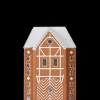 Clearance Lyshus stor i brun fra serien Gingerbread | Køb her Lysestager & Stearinlys|Lyshuse