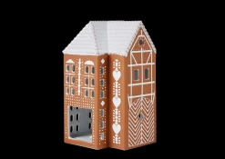 Clearance Lyshus stor i brun fra serien Gingerbread | Køb her Lysestager & Stearinlys|Lyshuse