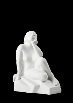 Outlet Moments of Being Silent Change H18.5 hvid | Køb her Træfigurer & Skulpturer