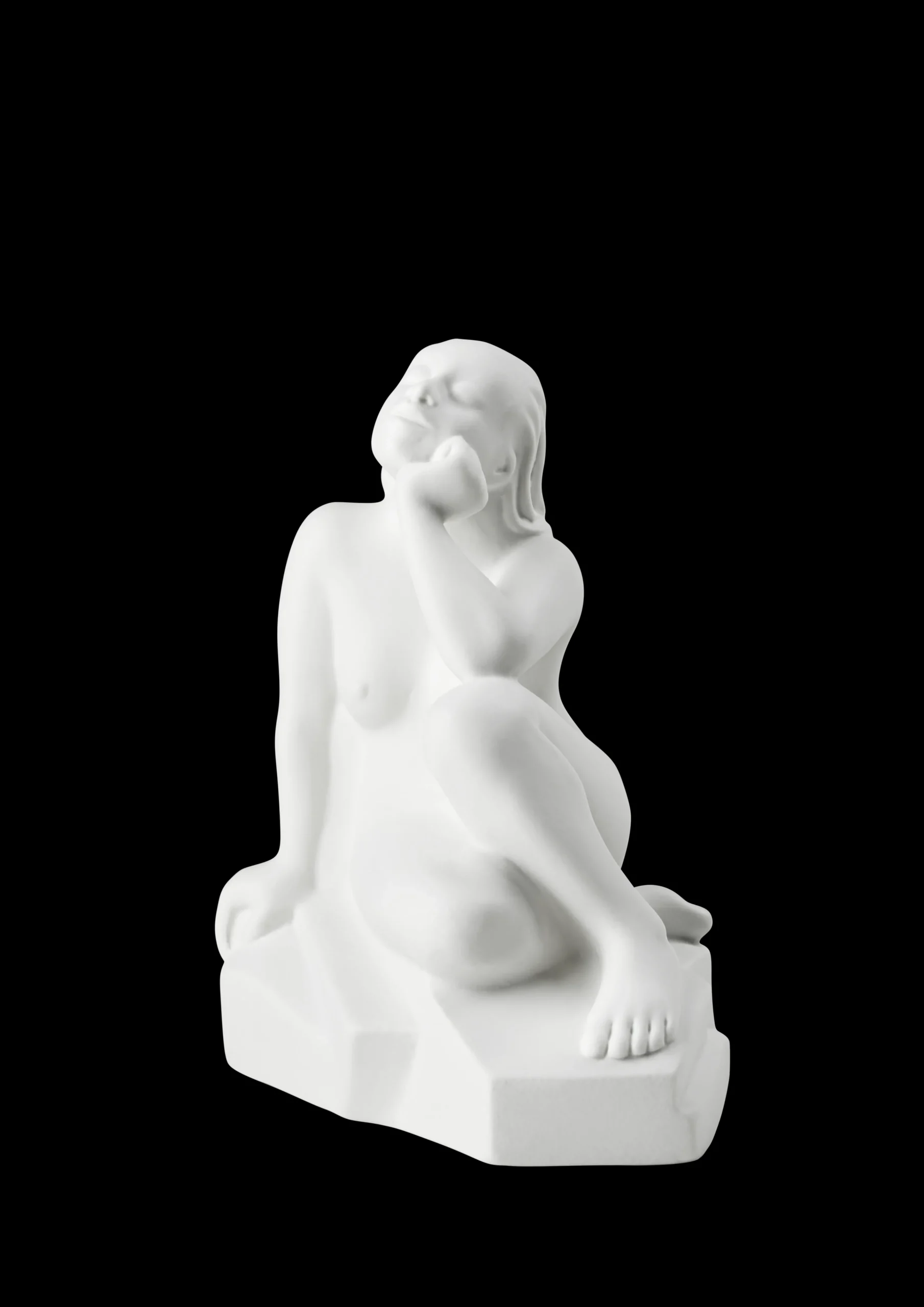 Outlet Moments of Being Silent Change H18.5 hvid | Køb her Træfigurer & Skulpturer