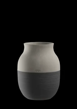 Hot Omaggio Circulare Vase H20 cm antracitgrå | Køb nu Vaser & Urtepotteskjulere