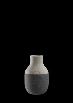 Omaggio Circulare Vase H12.5 cm antracitgrå | Køb nu Vaser & Urtepotteskjulere