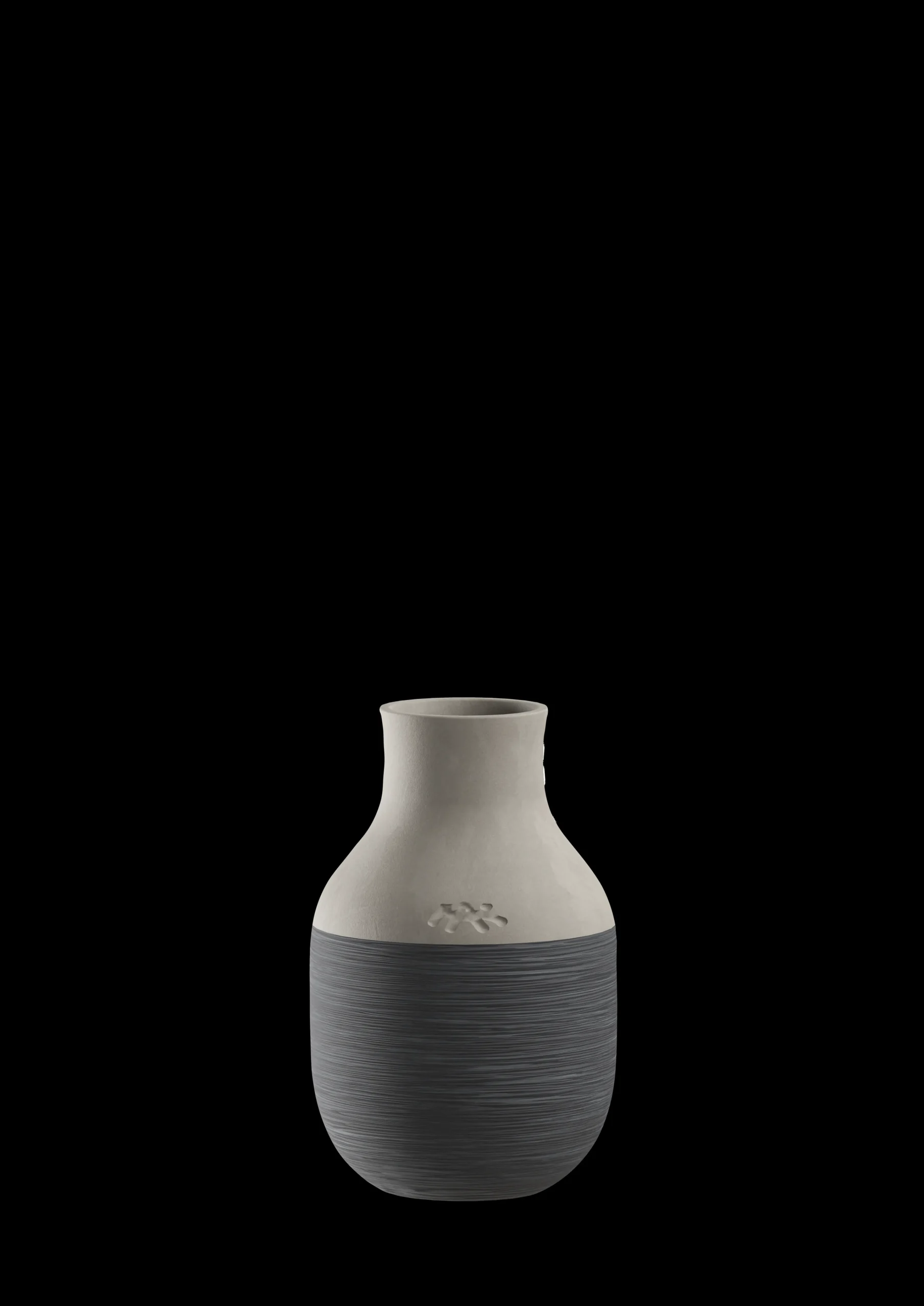Omaggio Circulare Vase H12.5 cm antracitgrå | Køb nu Vaser & Urtepotteskjulere