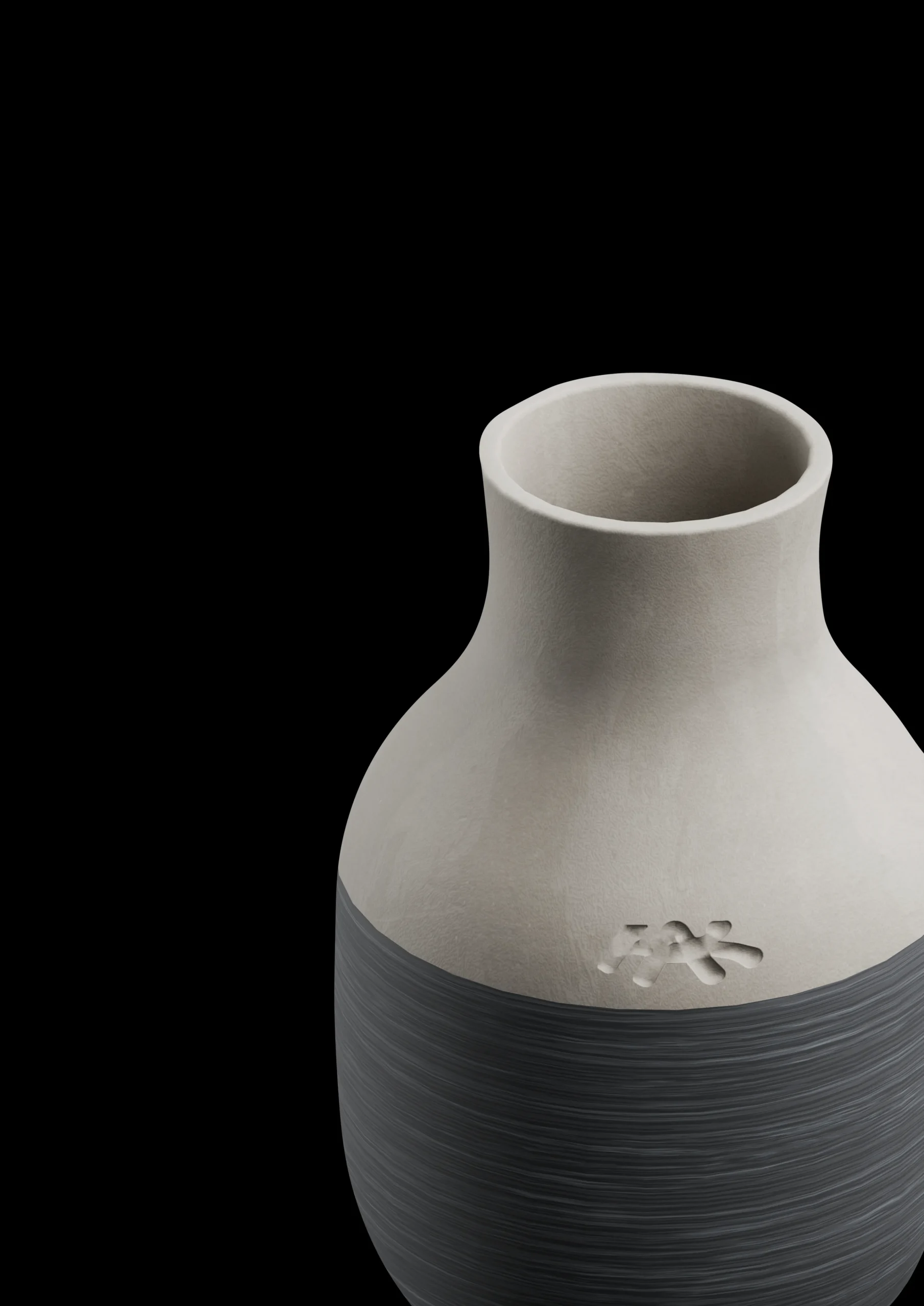 Omaggio Circulare Vase H12.5 cm antracitgrå | Køb nu Vaser & Urtepotteskjulere