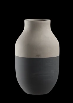 New Omaggio Circulare Vase H31 cm antracitgrå | Køb nu Vaser & Urtepotteskjulere