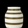Online Omaggio Vase H20 cm olivengrøn | Køb på Rosendahl.com Vaser & Urtepotteskjulere
