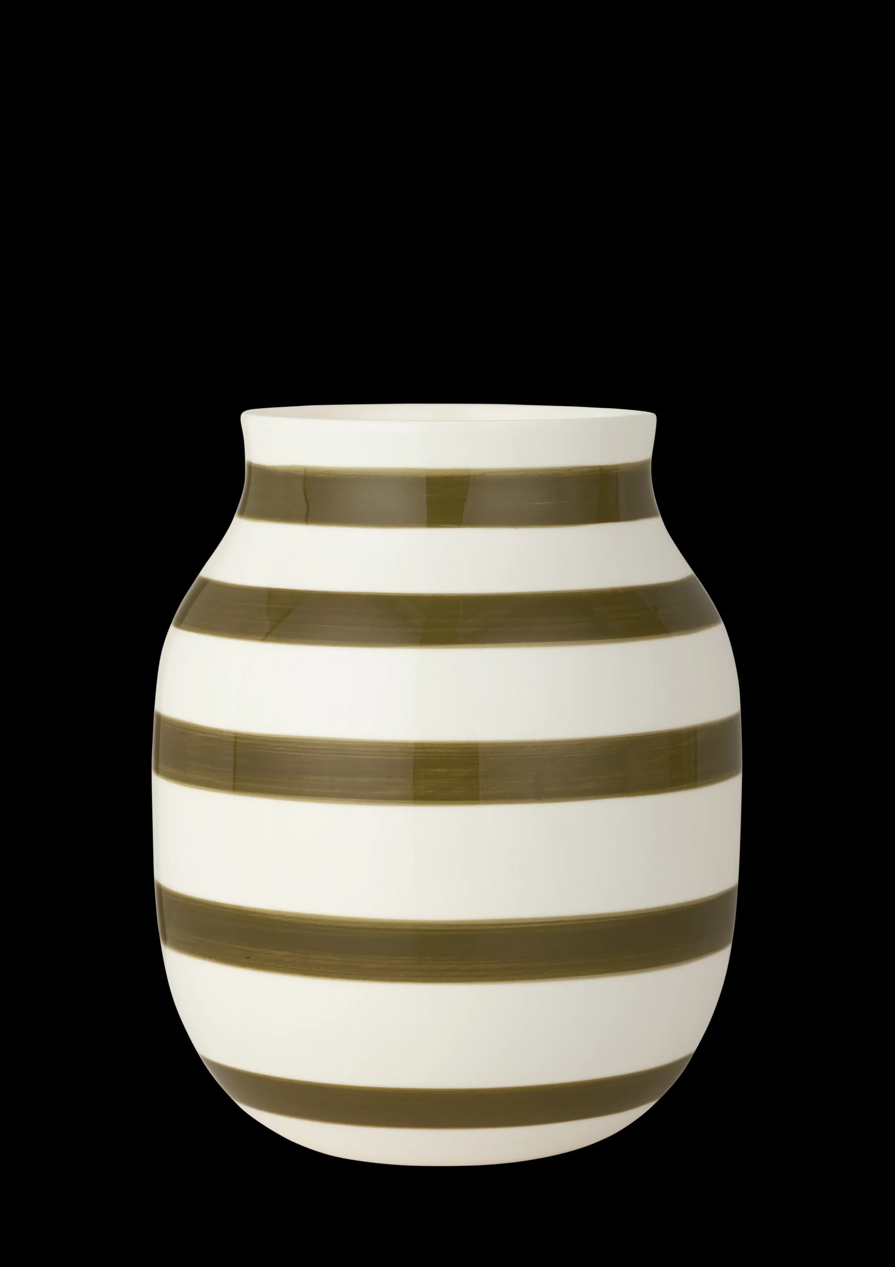Online Omaggio Vase H20 cm olivengrøn | Køb på Rosendahl.com Vaser & Urtepotteskjulere