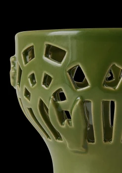 Clearance Orangery Fyrfadsstage Ø9.5 cm green garden | Køb her Lysestager & Stearinlys|Fyrfadsstager