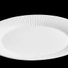 Ovalt serveringsfad 28.5x22.5 cm i hvid | Køb her Serveringsfade