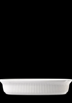 Clearance Ovnfast fad 39x29.5 cm i hvid fra serien Hammershøi Nyheder|Ildfaste Fade