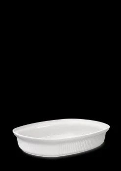 Outlet Ovnfast fad 32x24 cm i hvid fra serien Hammershøi Nyheder|Ildfaste Fade
