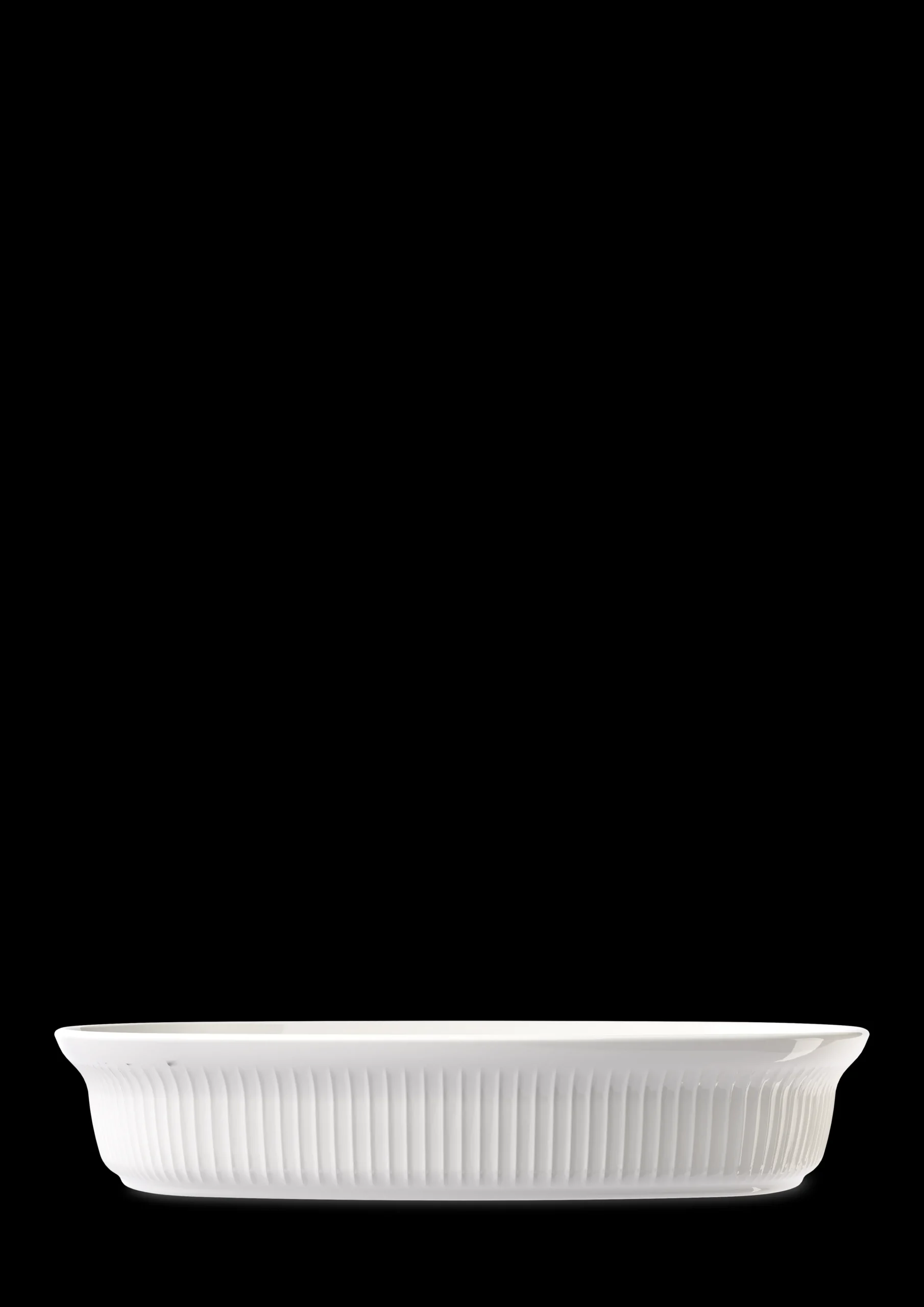 Outlet Ovnfast fad 32x24 cm i hvid fra serien Hammershøi Nyheder|Ildfaste Fade