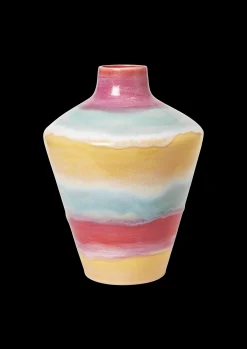 New Poppery Vase med æble H32 cm pink/mint/gul | Køb nu Vaser & Urtepotteskjulere