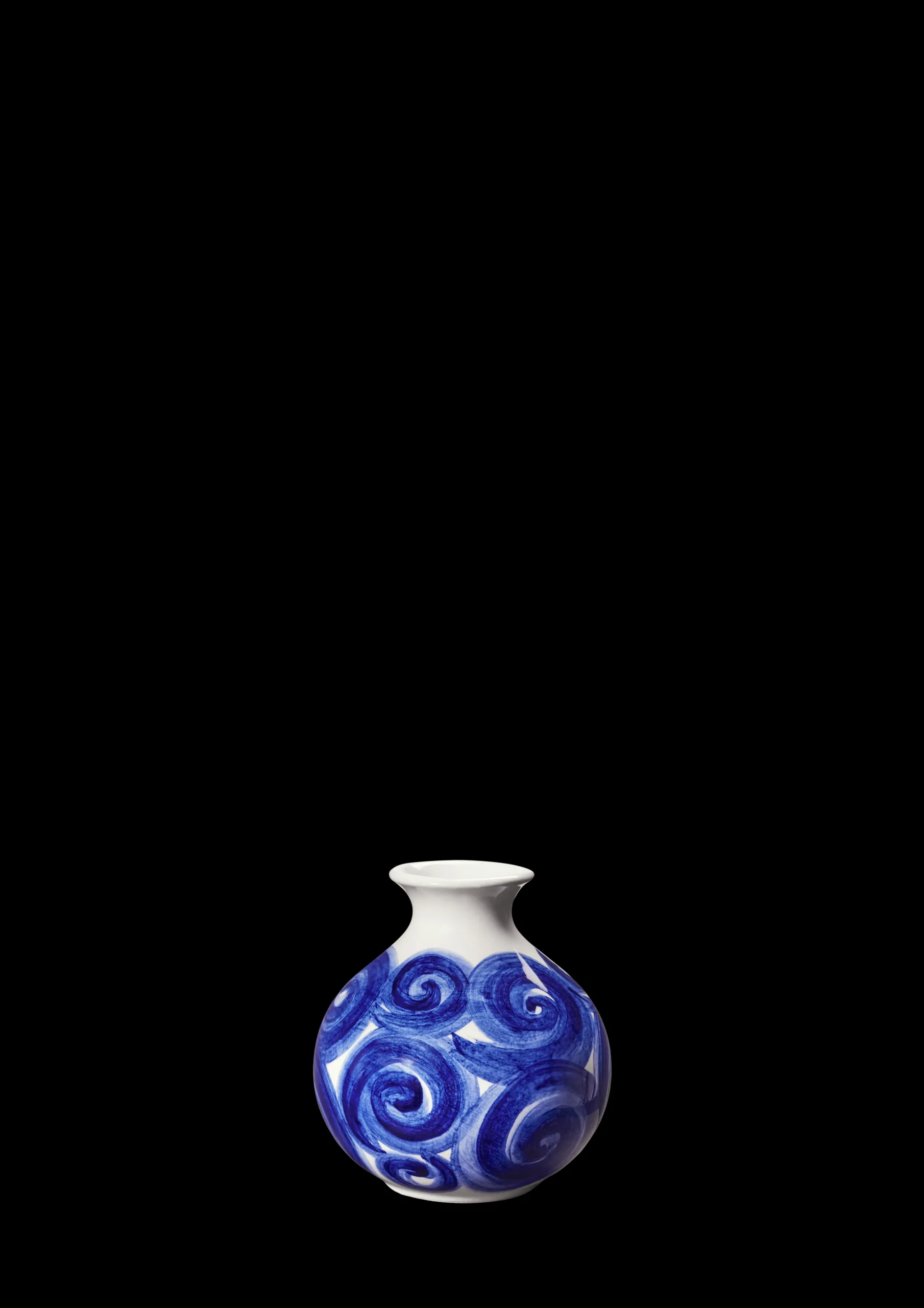 Outlet Vase H10.5 cm i blå fra serien Tulle | Køb her Vaser & Urtepotteskjulere