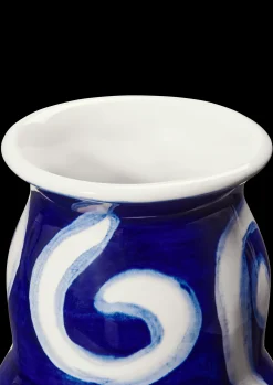 Clearance Vase H13 cm i blå fra serien Tulle | Køb her Vaser & Urtepotteskjulere