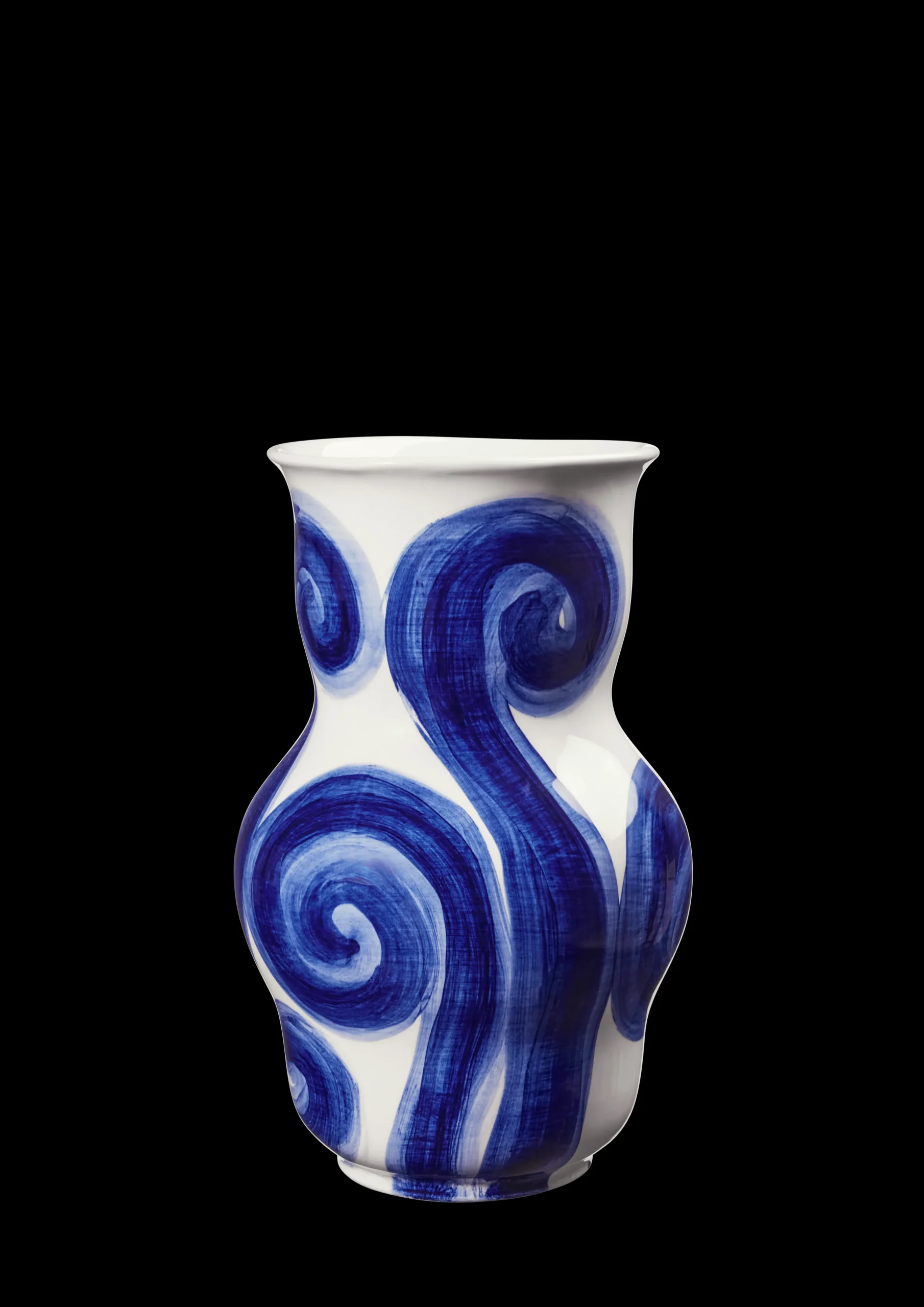 Sale Vase H22.5 cm i blå fra serien Tulle | Køb her Vaser & Urtepotteskjulere