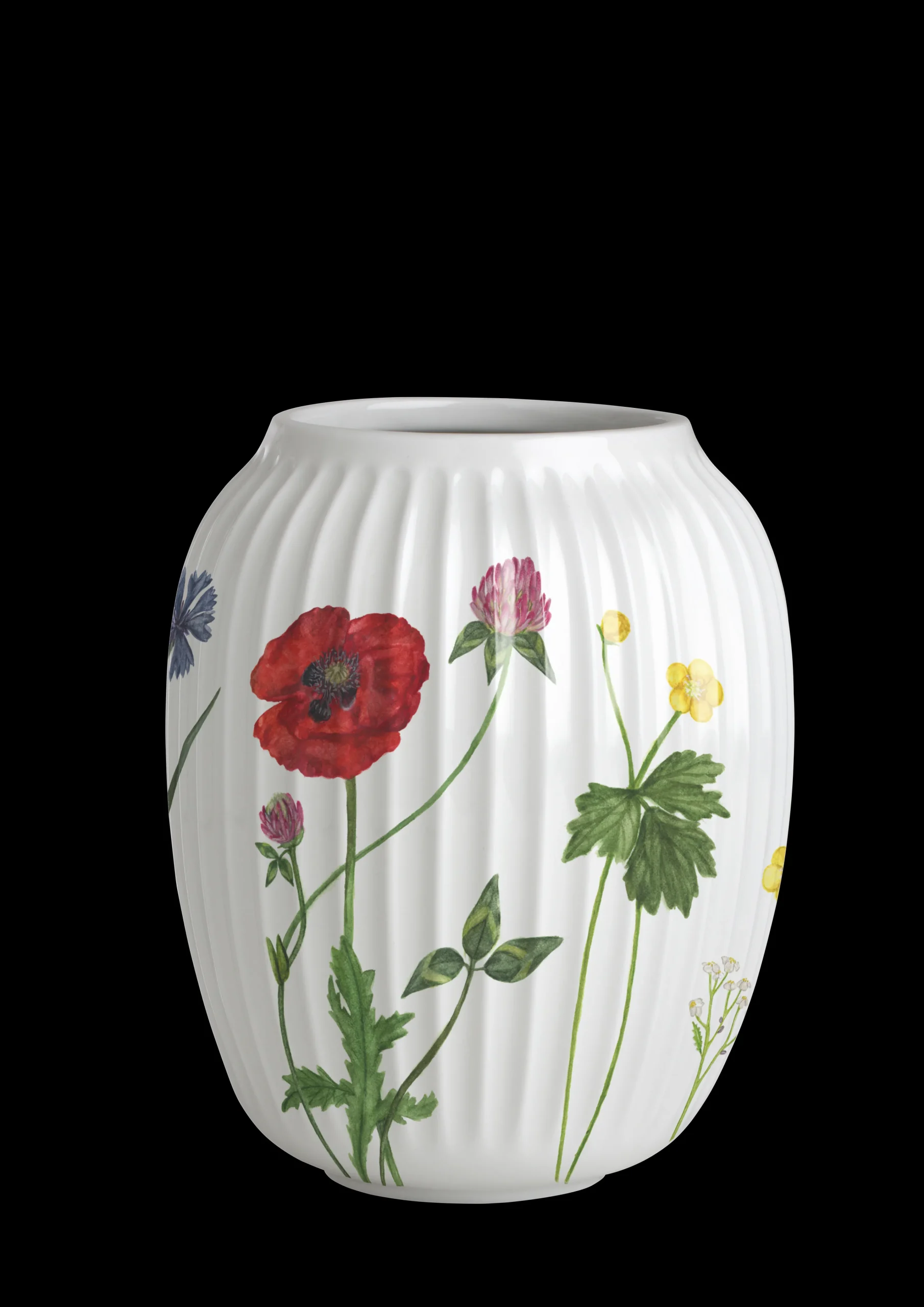 Discount Vase H21 cm i hvid fra serien Hammershøi Summer Nyheder|Vaser & Urtepotteskjulere