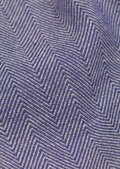 Online Herringbone Dug 150x320 cm blå | Køb her Duge|Duge