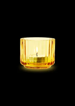 Sale Lyngby Fyrfadsstage Ø6.7 cm amber - Køb her Lysestager & Stearinlys|Fyrfadsstager