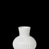 Hot Lyngby Tura Vase H14.5 hvid porcelæn Vaser & Urtepotteskjulere