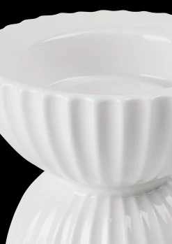 Outlet Lyngby Tura Bloklysestage hvid | Køb her Lysestager & Stearinlys|Bloklysestager