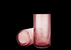 Lyngby Vase burgundy mundblæst glas Vaser & Urtepotteskjulere