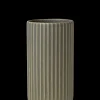 Online Lyngby Vase H20.5 cm olivengrøn fajance Vaser & Urtepotteskjulere