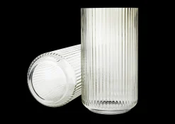 Clearance Lyngby Vase H31 smoke mundblæst glas Vaser & Urtepotteskjulere