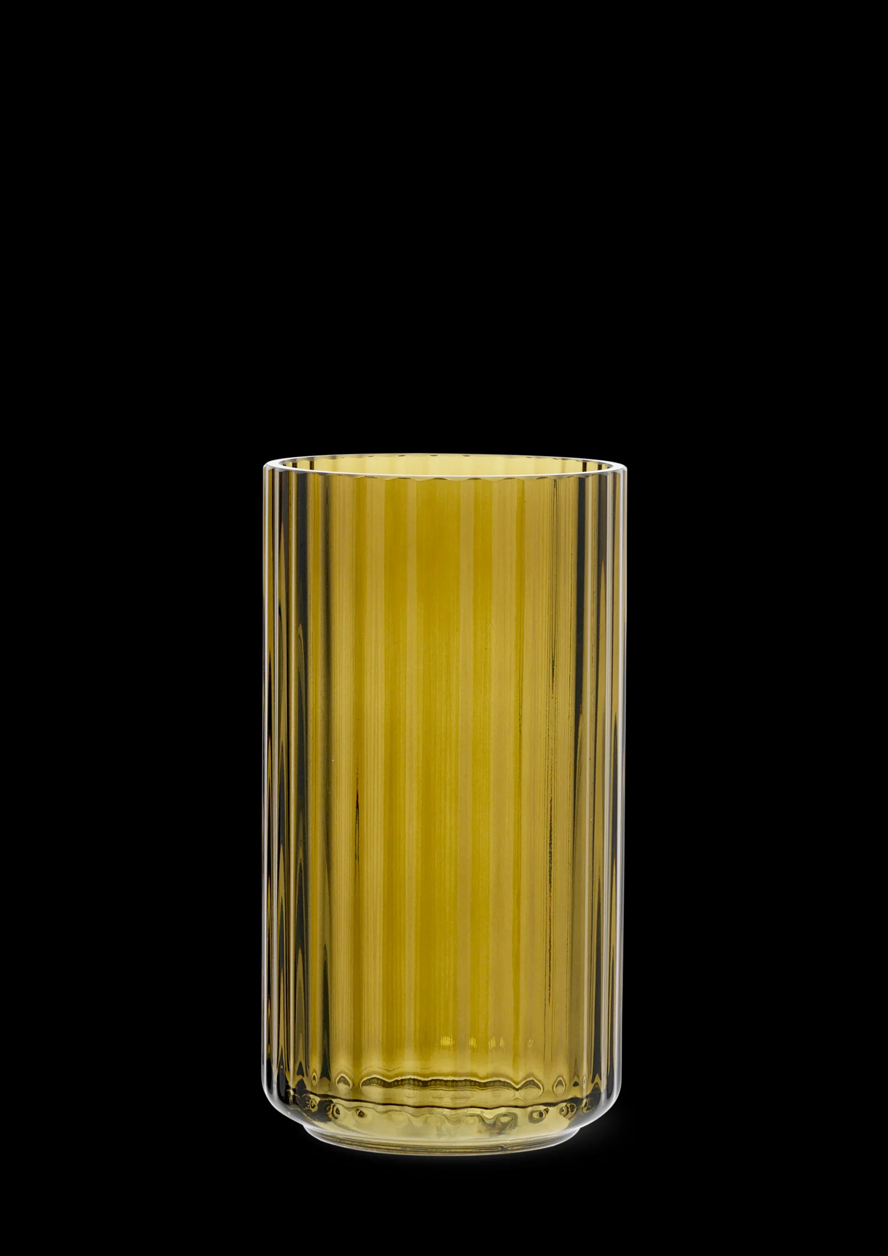 Best Lyngby Vase H15.5 olivengrøn mundblæst glas Vaser & Urtepotteskjulere