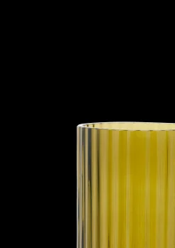 Best Lyngby Vase H15.5 olivengrøn mundblæst glas Vaser & Urtepotteskjulere