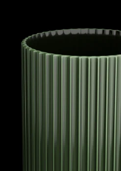 Discount Lyngby Vase H31 cm mørk grøn porcelæn Vaser & Urtepotteskjulere