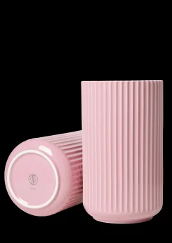 Hot Lyngby Vase H25 cm rosa porcelæn | Køb nu Vaser & Urtepotteskjulere