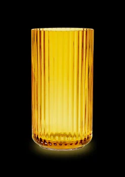 Discount Lyngby Vase H20.5 amber mundblæst glas Vaser & Urtepotteskjulere