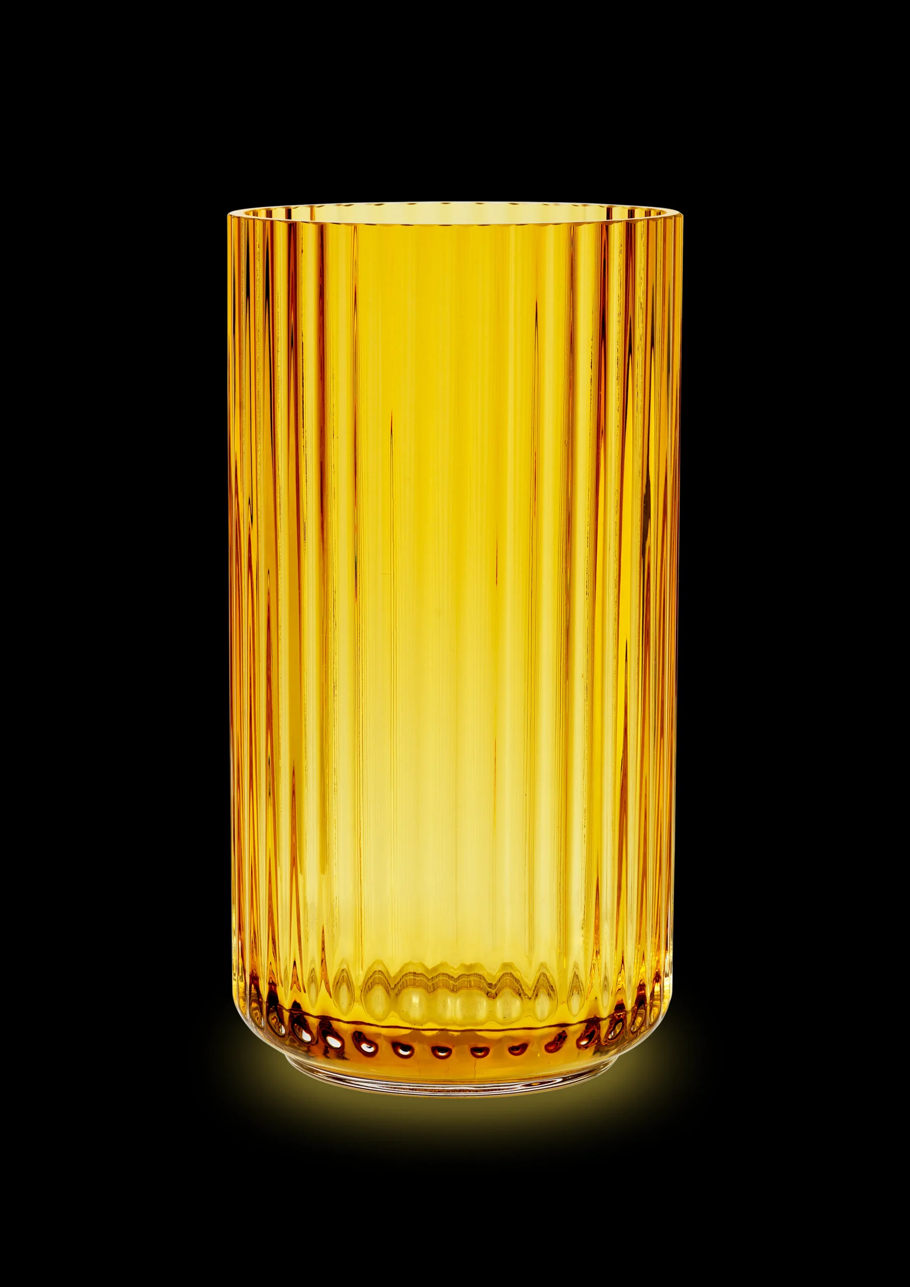 Discount Lyngby Vase H20.5 amber mundblæst glas Vaser & Urtepotteskjulere
