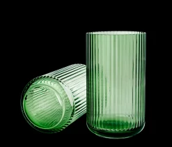 Discount Lyngby Vase copenhagen green mundblæst glas Vaser & Urtepotteskjulere