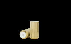 Outlet Lyngby Vase H20.5 guld porcelæn | Køb her Vaser & Urtepotteskjulere