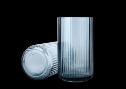 Outlet Lyngby Vase midnight blue mundblæst glas Vaser & Urtepotteskjulere