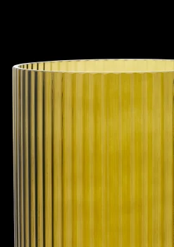 Best Lyngby Vase H38 olivengrøn mundblæst glas Vaser & Urtepotteskjulere