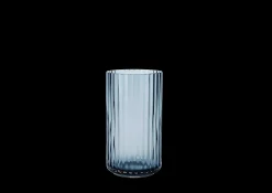 Outlet Lyngby Vase midnight blue mundblæst glas Vaser & Urtepotteskjulere