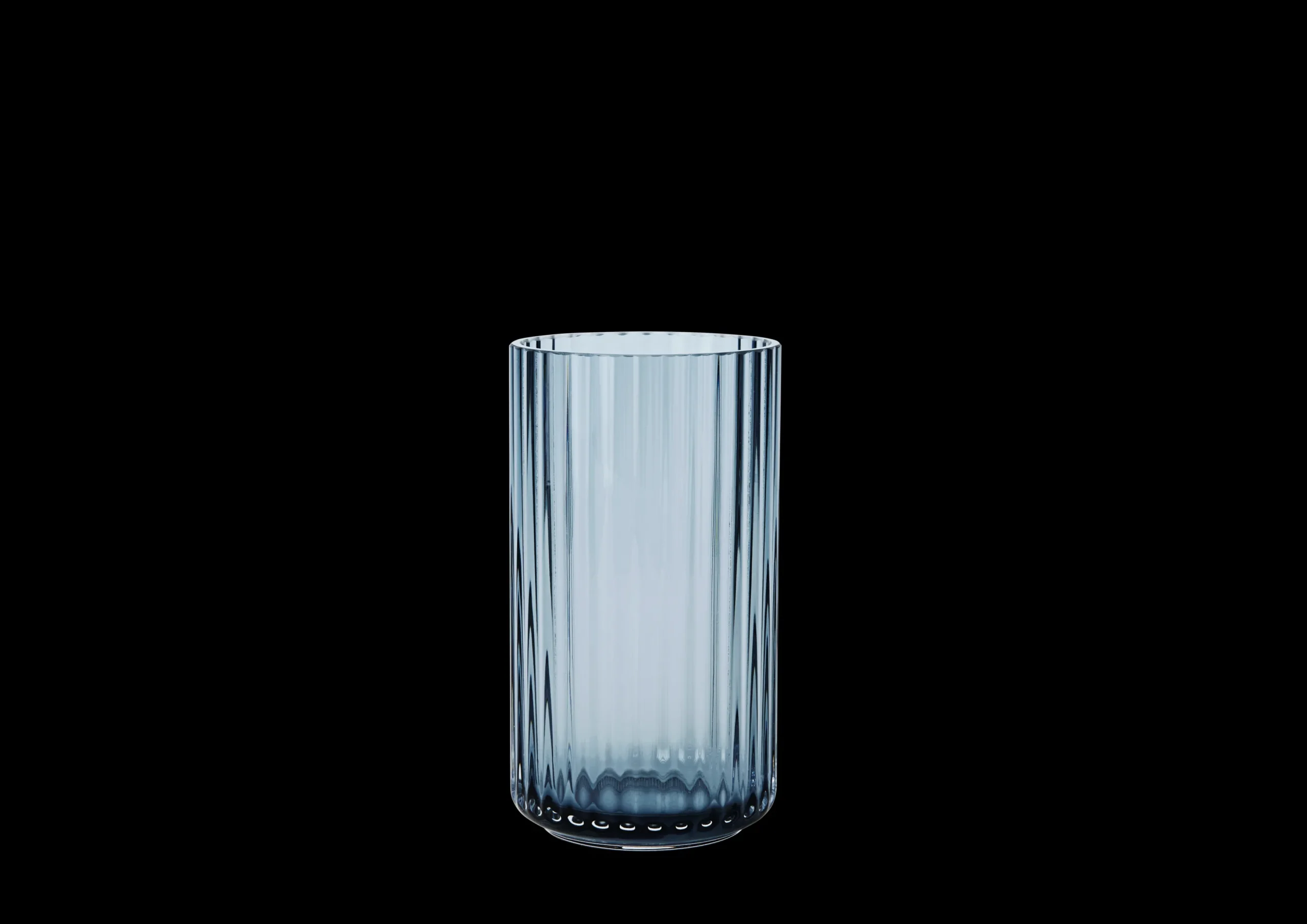 Outlet Lyngby Vase midnight blue mundblæst glas Vaser & Urtepotteskjulere
