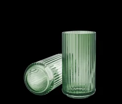 Lyngby Vase copenhagen green mundblæst glas Vaser & Urtepotteskjulere